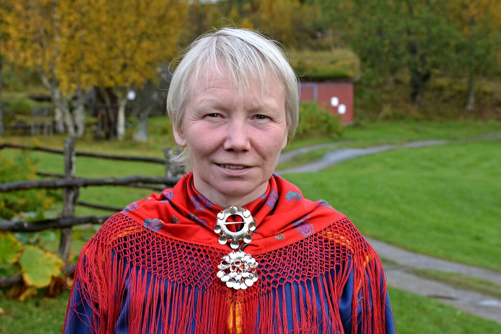 Kjersti Myrnes Balto går for samisk samling i Evenes og Skånland.
 Foto: Steinar Solaas