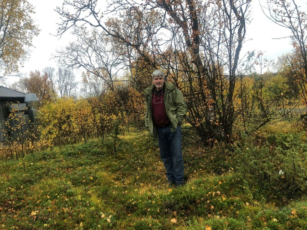 Andreas Lautz syns det er fint med en fangstgrop midt i Tanabru.
FOTO: Birgitte Wisur Olsen