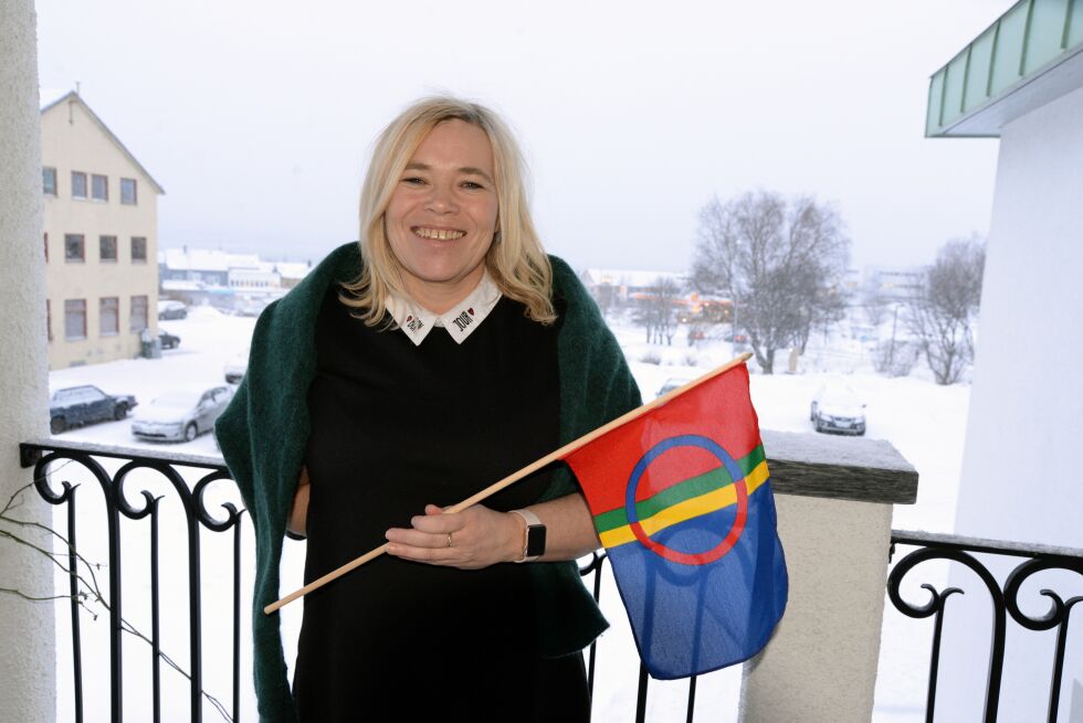Varaordfører i Fauske i Nordland, Linda Salemonsen, er stolt av hva kommunen har fått til av samiske aktiviteter.
 Foto: Steinar Solaas