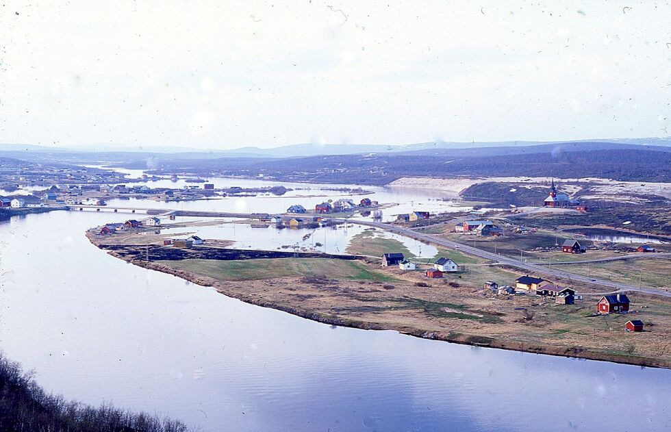 Kautokeino kirkested sett mot nord.