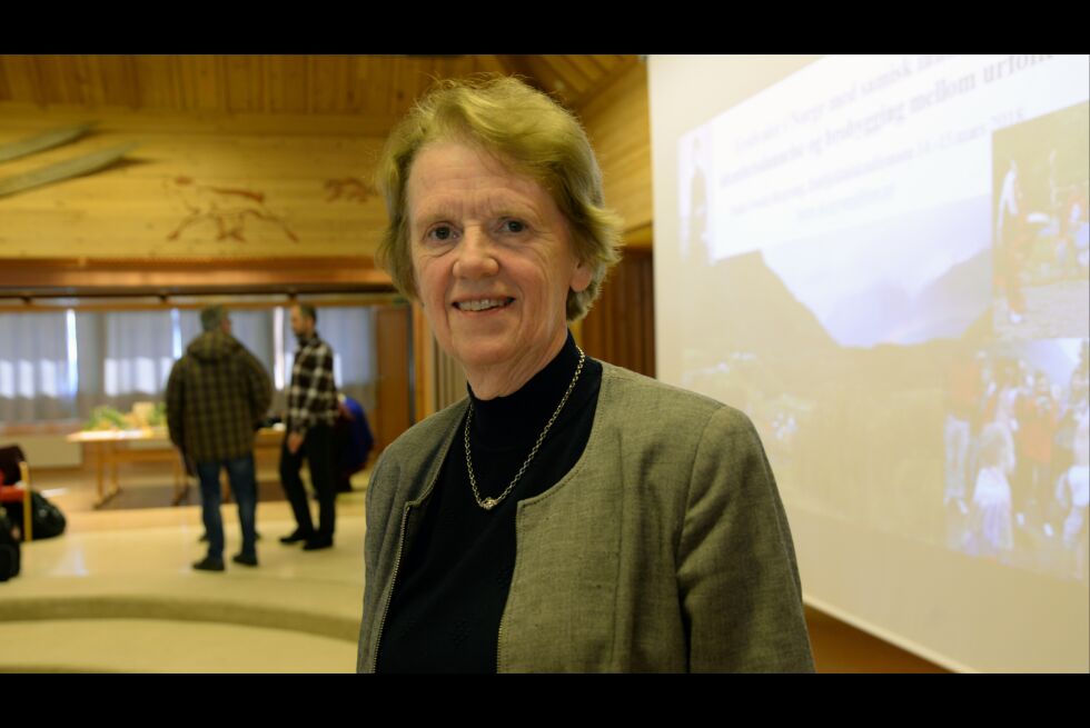 Anne Severinsen fra Mosjøen er sterkt engasjert for den sørsamiske reindrifta.
 Foto: Steinar Solaas