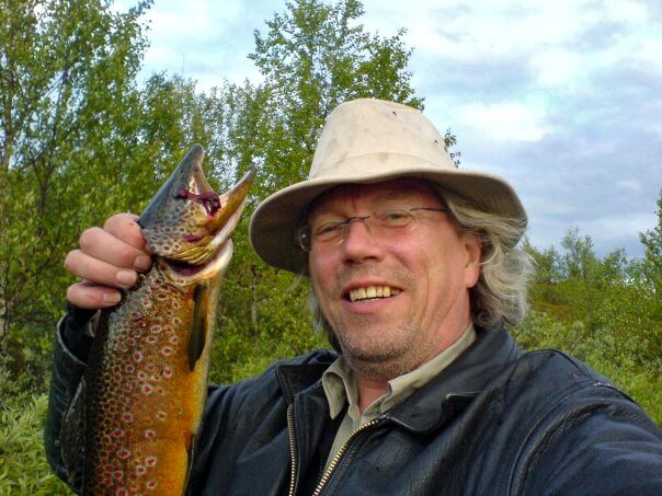 Bernt Morten Bongo har definitivt fiskelykke, og nå er han også den heldige som skal synge duett med Maria Arredondo i Kautokeino kirke i slutten av denne måneden.
 Foto: Privat