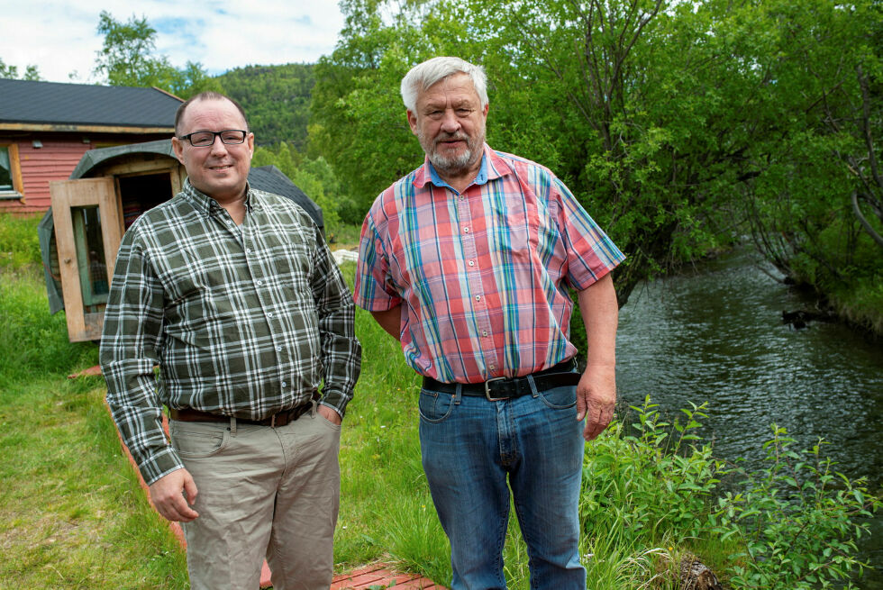 Generalsekretær Rune Bjerkli og styreleder Bjørnar Seppola i Kvensk Finsk Riksforbund.
 Foto: Torgrim Halvari