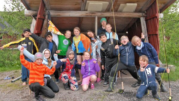 På villmarkscamp