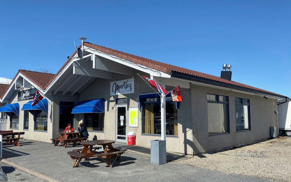 Marthes Bist­ro i Laks­elv plan­leg­ger å ut­vi­de. Foto: Ma­ri­us Thor­sen
