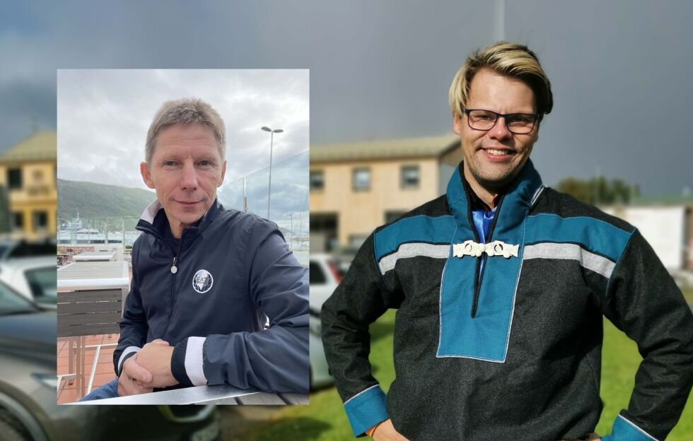 Per Olaf Persen og Jon-Christer Mudenia
1. og 2. kandidat i Řstre valgkrets for Árja.
 Foto: Montasje