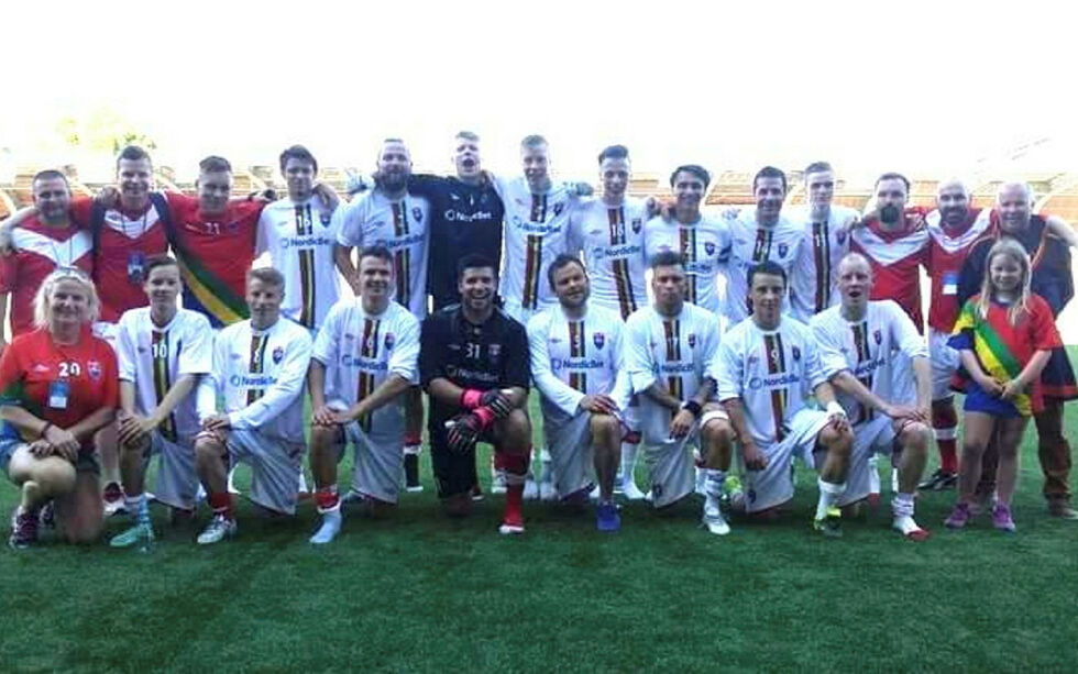 FA Sápmi er igjen klare for Conifa Euro Cup, som i år går i Nice i Frankrike. Her er troppen som deltok i Artsakh i Armenia i 2019.
ARKIOVFOTO: FA SÁPMI