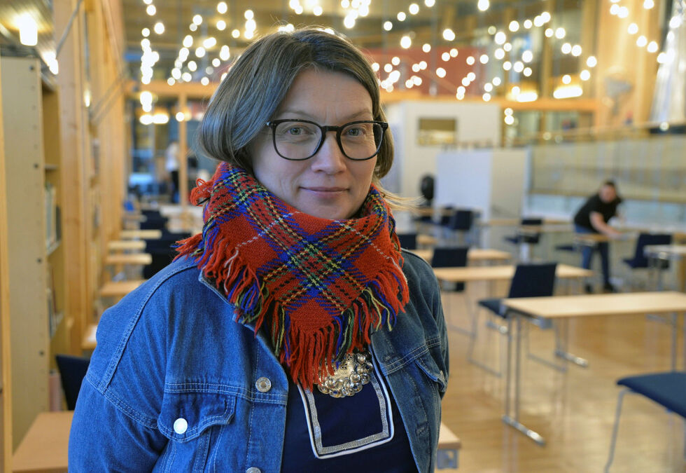 Karen Anette Anti Oskal er reindriftskvinne; i forrige periode var hun sametingsrepresentant for NSR i Gáisi valgkrets.
Foto: Steinar Solaas