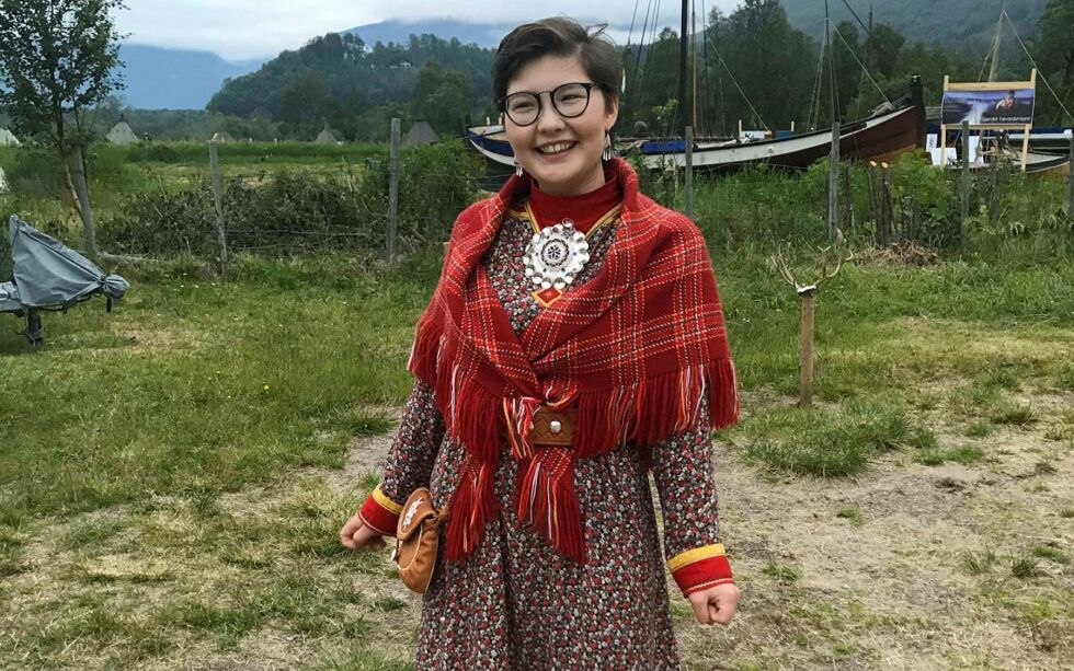 He­le­ne Ajuna Olsen er valgt til ny le­der av Ivgu Sámesearvi. Foto: Pri­vat.