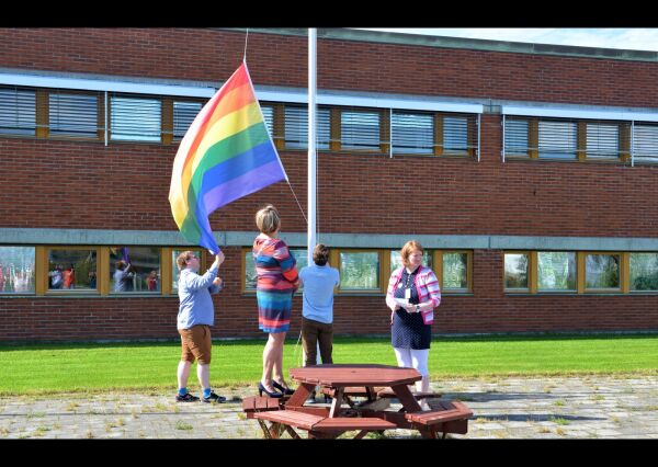 Heiste pride-flagget