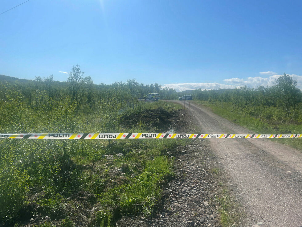 Åstedet for gjerningen var i et område ved Smalfjordvann, Tana.
 Foto: Birgitte Wisur Olsen
