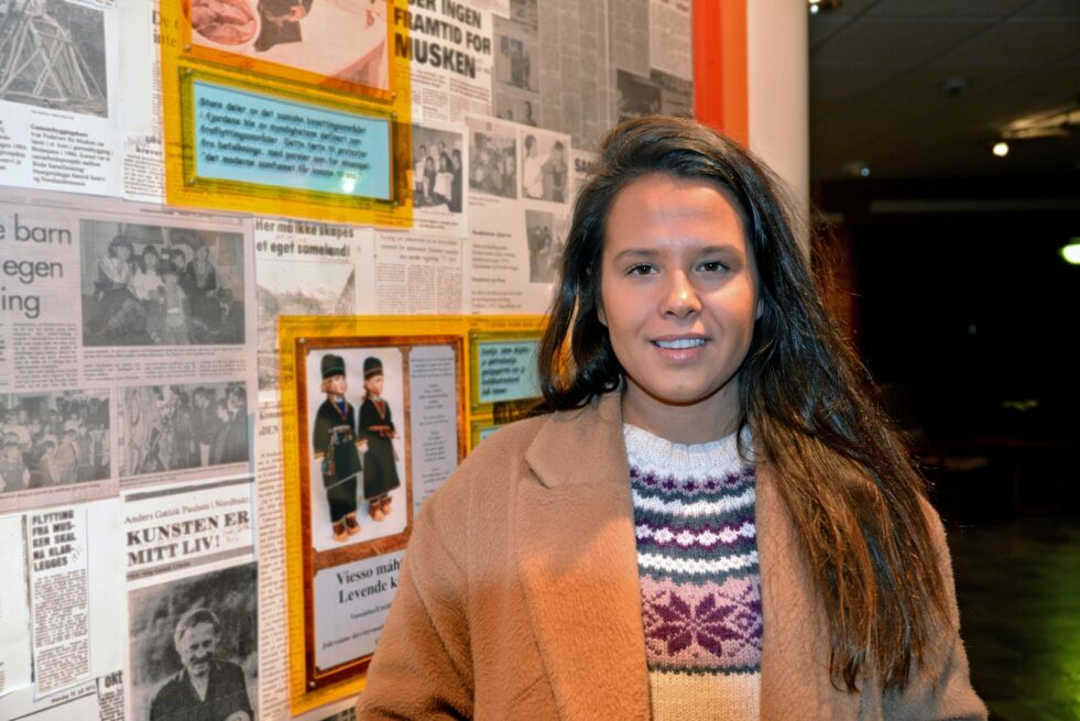 Lulesamisk ungdomsleder Kamilla Nergård håper å slippe unna kravet fra Sametinget.
 Foto: Steinar Solaas