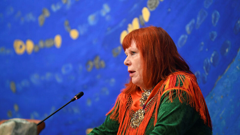 Ann-Elise Finbog (Samefolkets Parti) foreslo ny behandling av museumssaken.
 Foto: Irmelin Klemetzen