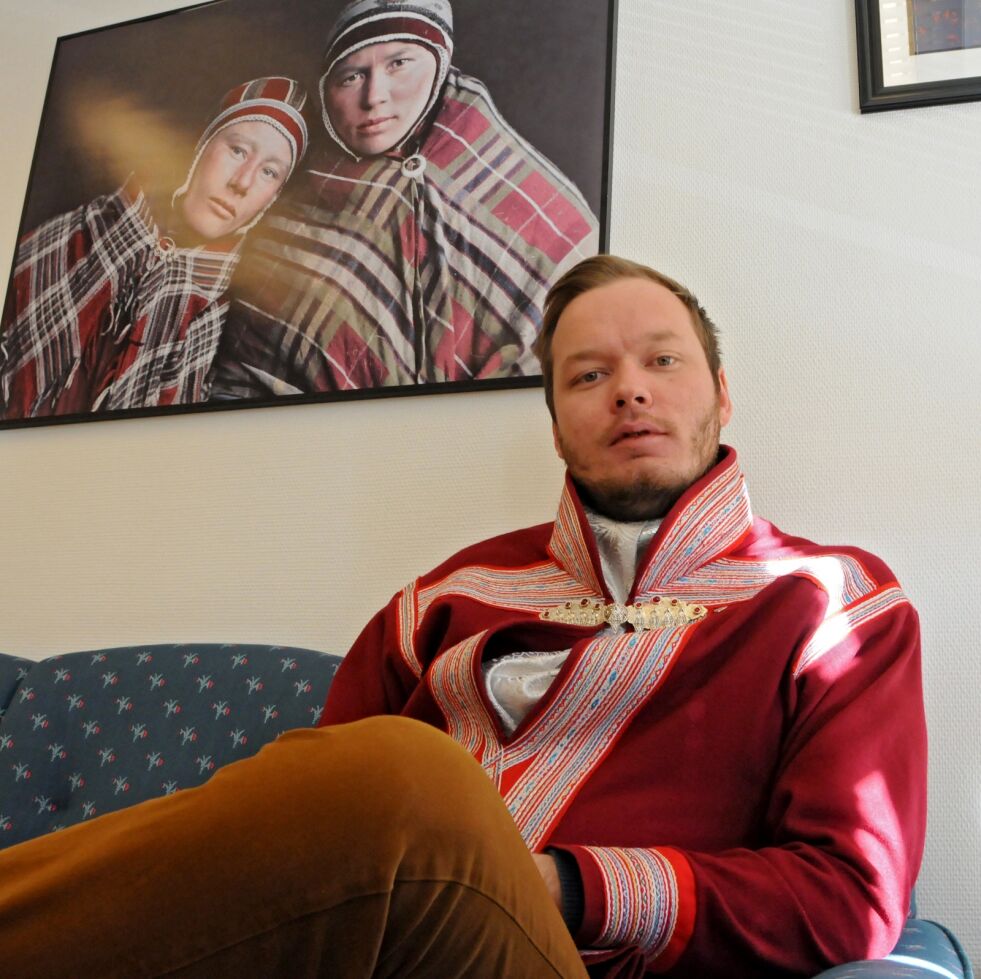 Ordfører Johan Vasara (AP) i Kautokeino frykter toget har gått for Finnmarks del, men stemmer imot tvang ved folkeavstemningen den 14. mai.
 Foto: Stein torger Svala