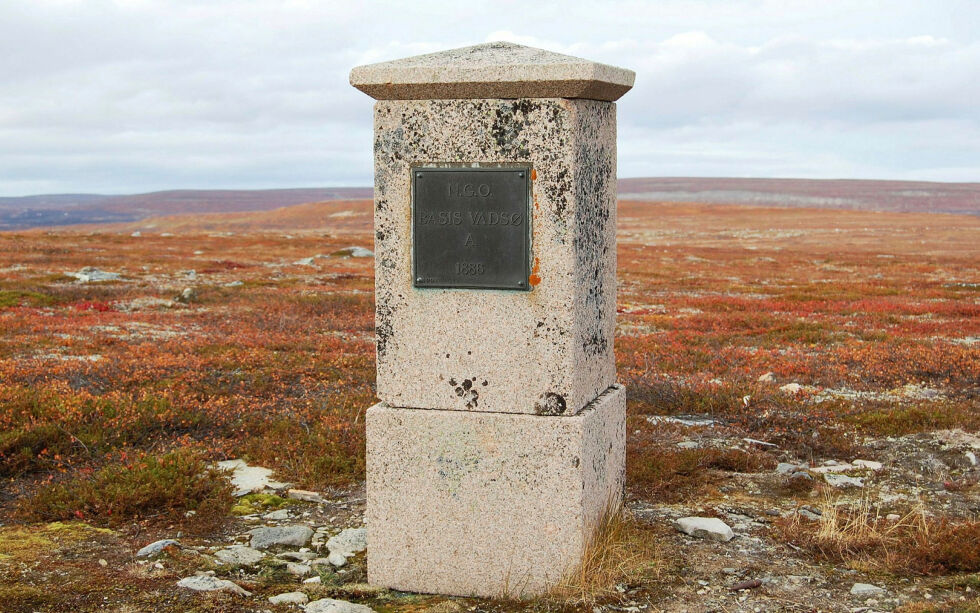 Basis A ved Vadsø er ett av oppmålingspunktene som nå er fredet av Riksantikvaren.