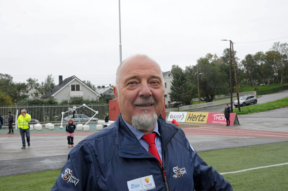 Ordfører Rune Rafaelsen jobber nå for å få til en landskamp i fotball på aldersbestemt nivå i Kirkenes, som en del av neste års 75-årsjubileum for frigjøringa av Øst-Finnmark i 1944.
 Foto: Hallgeir Henriksen