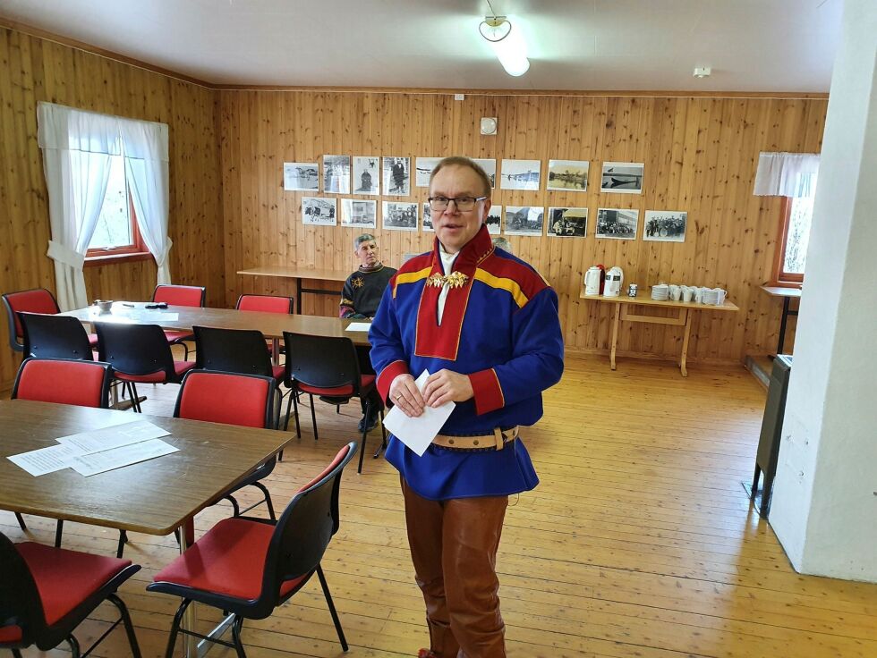 Håvald Hansen, leder i SEG Tana, har sett seg nødt til å avlyse flere språkarrangementer i giellavahkku/språkuka.
 Foto: Tom Hardy