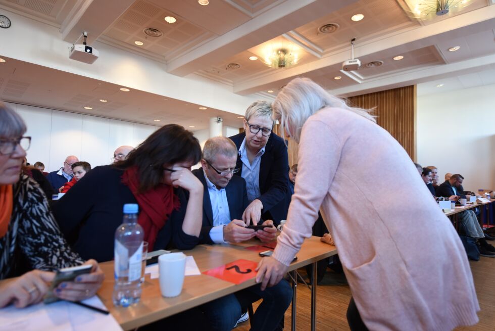 Ole Steinar Østlyngen  og Wenche Pedersen fra henholdsvis Alta og Vadsø jobbet knallhardt for fødeavdeling og fylkeshovedstad.
 Foto: Lars Birger Persen