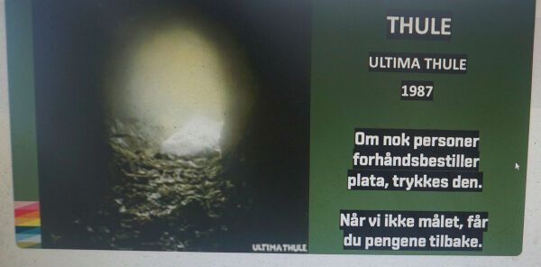 Thule-plate fra 1987 på CD