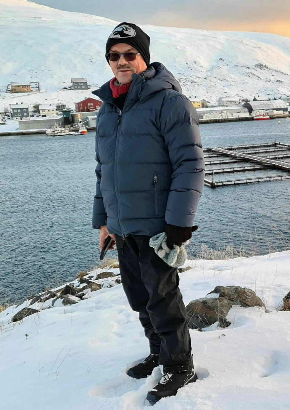 Daglig leder i Gagga produksjon AS, Oddbjørn Samuelsen, sier de tok ned produksjonen så snart kommunen oppfordret til det.
 Foto: Privat