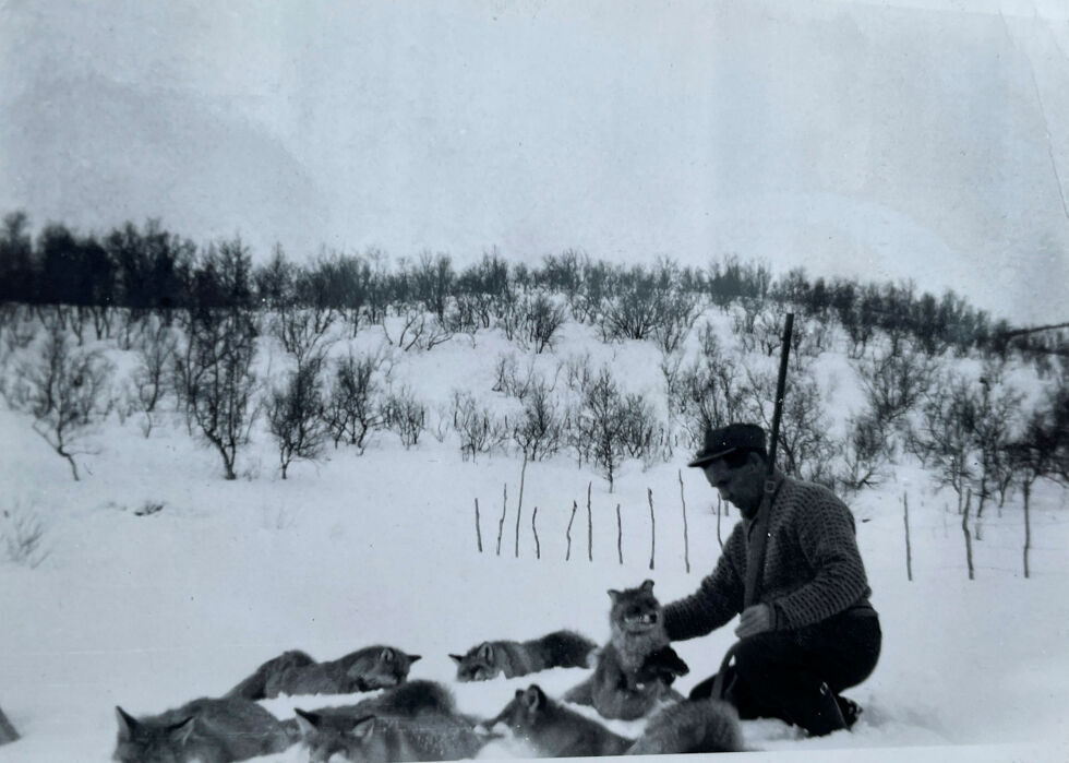 Olav Birkeli var en ivrig jeger, fisker, botaniker og geolog.
 Foto: Fra Wivian Johnsens familiealb