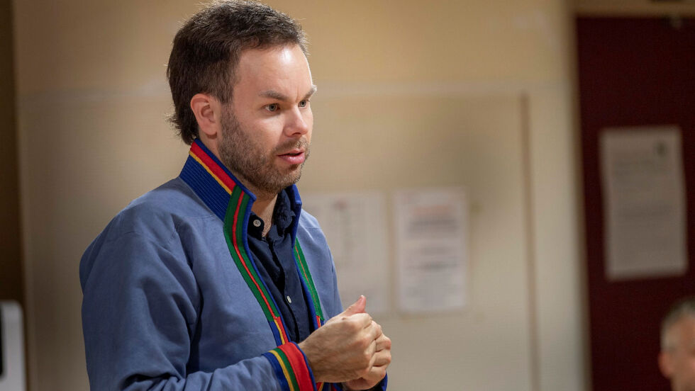 Mikkel Eskil Mikkelsen (NSR) gikk av som sametingsråd etter å ha blitt pågrepet av politiet.
 Foto: Cecilie Bergan Stuedal
