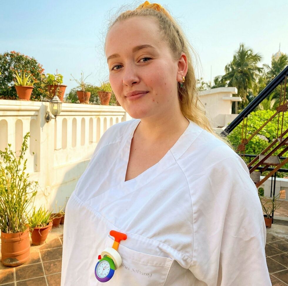 Anna Hagland er snart uteksaminert som sykepleier, og tiltrer 1. juli som Márkomeannus nye produsent.
 Foto: Privat