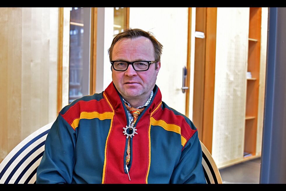 Sametingsrepresentant Jørn Are Gaski sier han er sjokkert over at en idrettsklubb kan gå til det han hevder er til de grader på tvers av idrettens verdier.
 Foto: Lars Birger Persen
