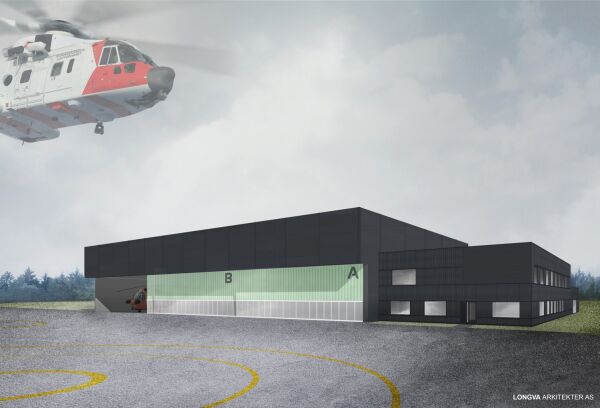 Bygger ny hangar