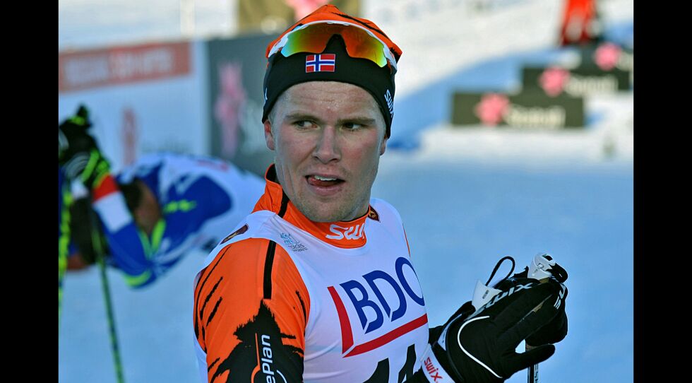 DISKET: Daniel Stock ble disket i sitt kvartfinaleheat under sprinten i Prøve-OL.
 Foto: Erik Brenli