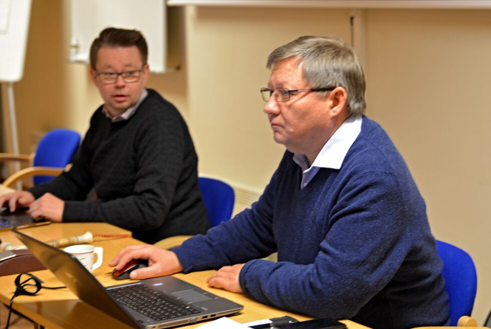 Jan Olli, direktør i FeFo sammen med styreleder Raymond Robertsen.
 Foto: Lars Birger Persen