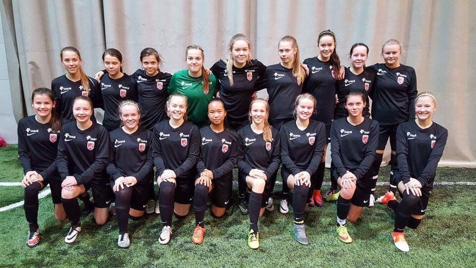 Til tross for to tap mot Troms, viste jentene stor fremgang under kampene i Tromsø.
 Foto: Finnmark fotballkrets