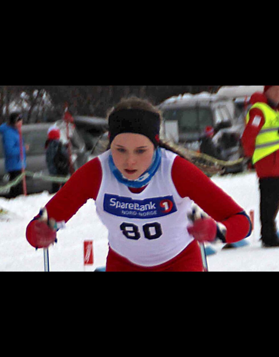Hannah Harila Kristiansen fra Polarstjernen vant både klassisk- og fristildistansen under helgas Barents Winter Games i Murmansk.
 Foto: Torbjørn Ittelin