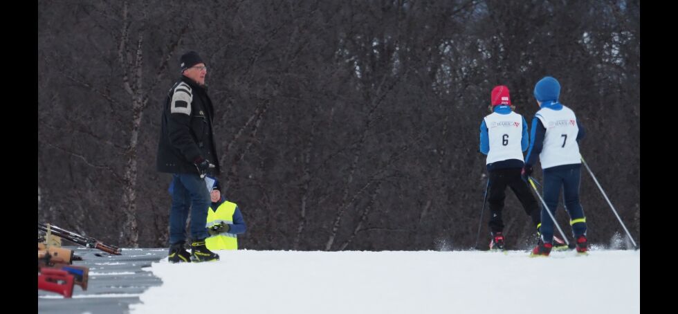 Skiskytingens nestor i Øst-Finnmark, tanaværingen Otto Daniloff, var med sin rutine med på å dra i land et vellykket mesterskap i Vestre Jakobselv.
 Foto: Odd Lehto
