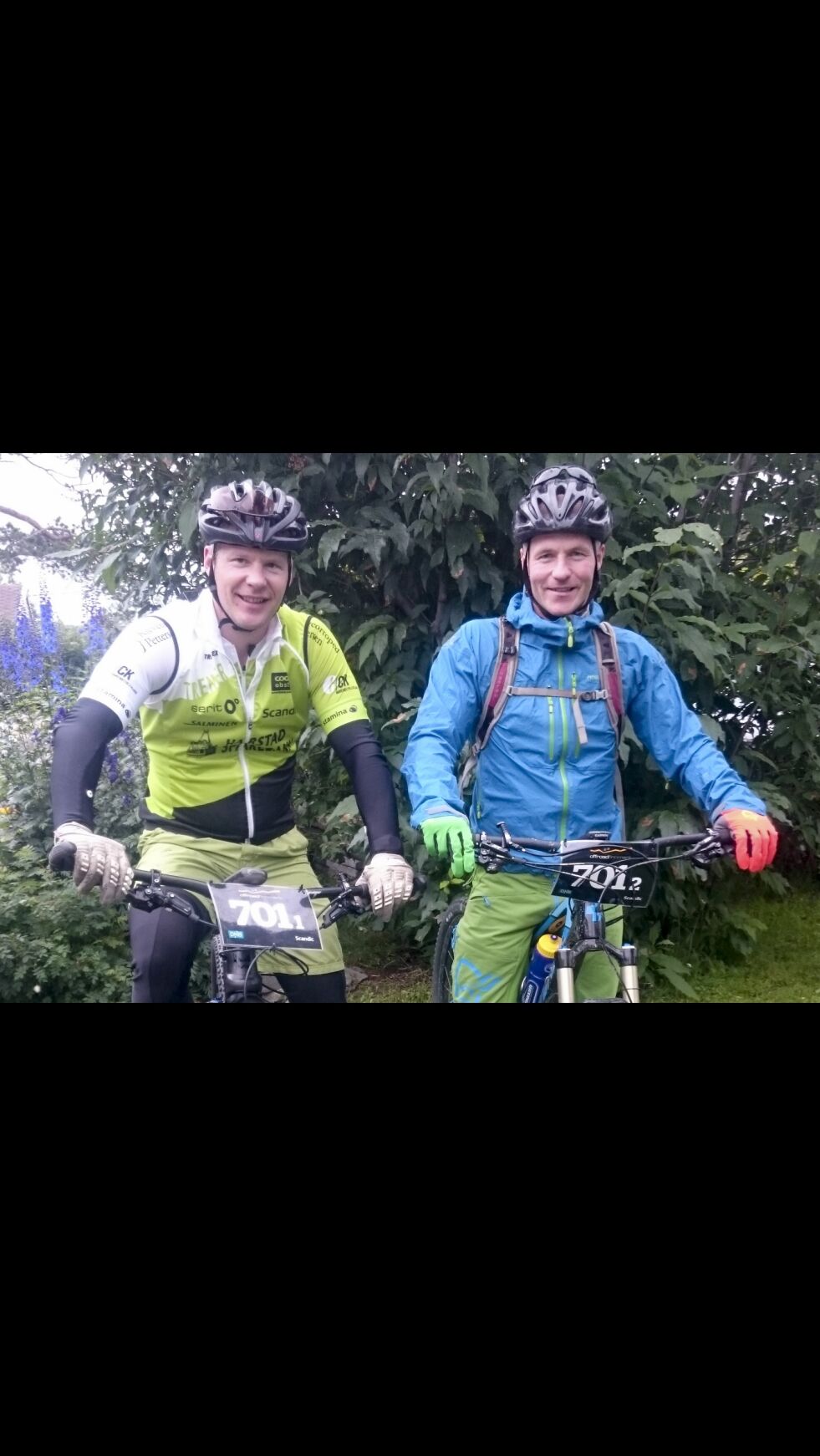 Anders Røkenes og Lars Harald Blomkvist er klar for Offroad Finnmark 700.
 Foto: Privat