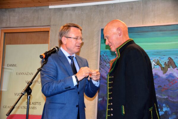 Fikk kongens fortjenstmedalje under Riddu