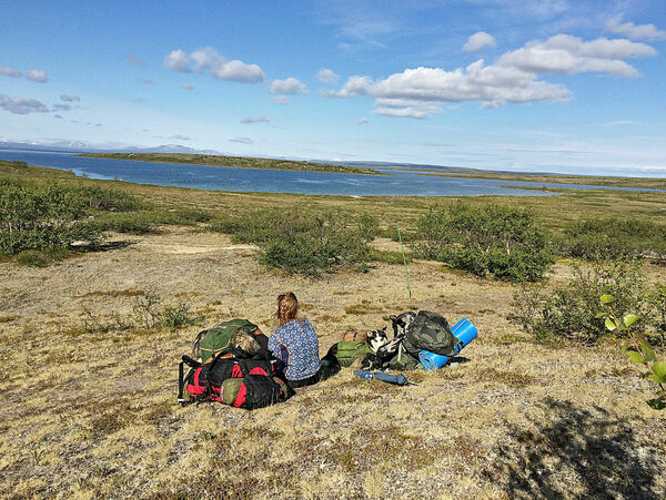 Truffet av lyn på Finnmarksvidda