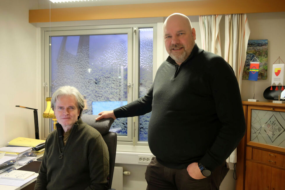 Fylkesordfører Hans-Jacob Bønå har fått KS-advokater til å granske bekymringsmeldinger mot blant andre fylkeskommunedirektør Øystein Ruud (til venstre).
 Foto: Bjørn Hildonen