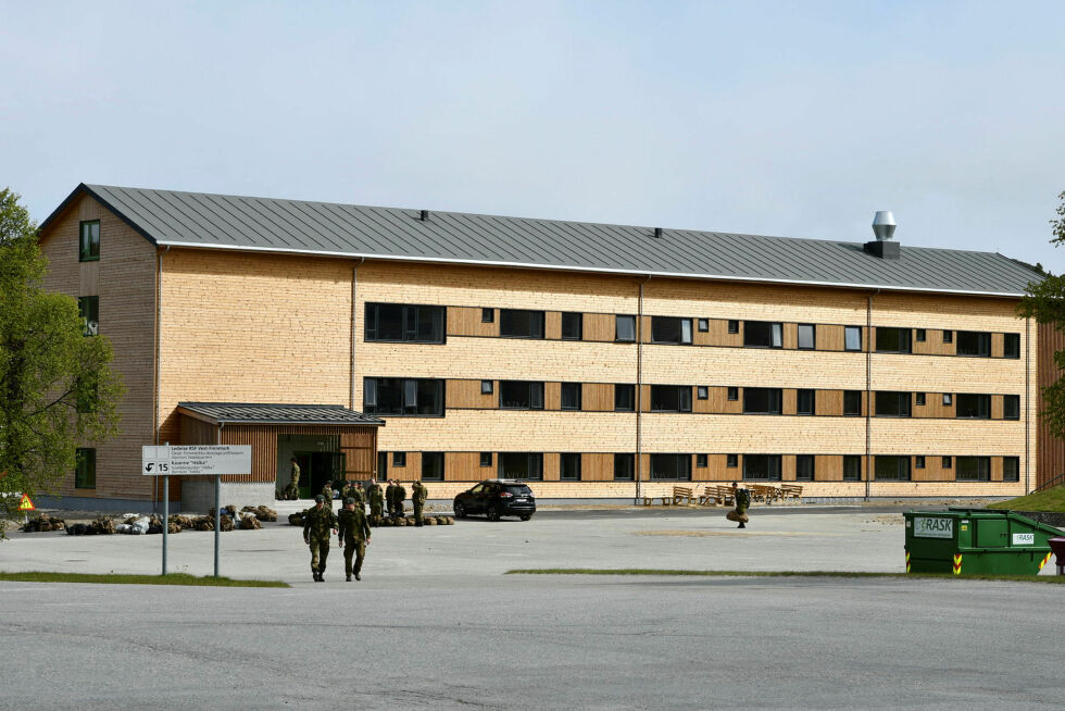 Fredag 9. juni kunne soldatene i Porsanger bataljon flytte inn i den nye kasernen Gagga.
 Foto: Irene Andersen
