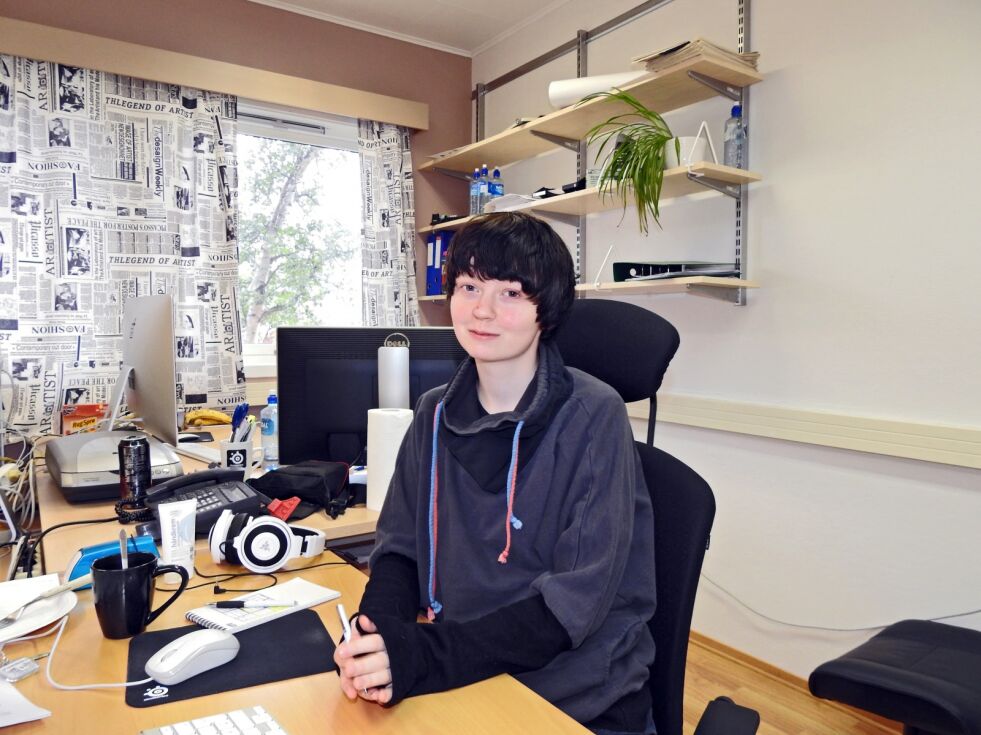 På Ságats hovedkontor i Lakselv har vi denne uken fått et nytt fjes: Marita Lebesbye-Isaksen.
 Foto: Kristin M Ericsson