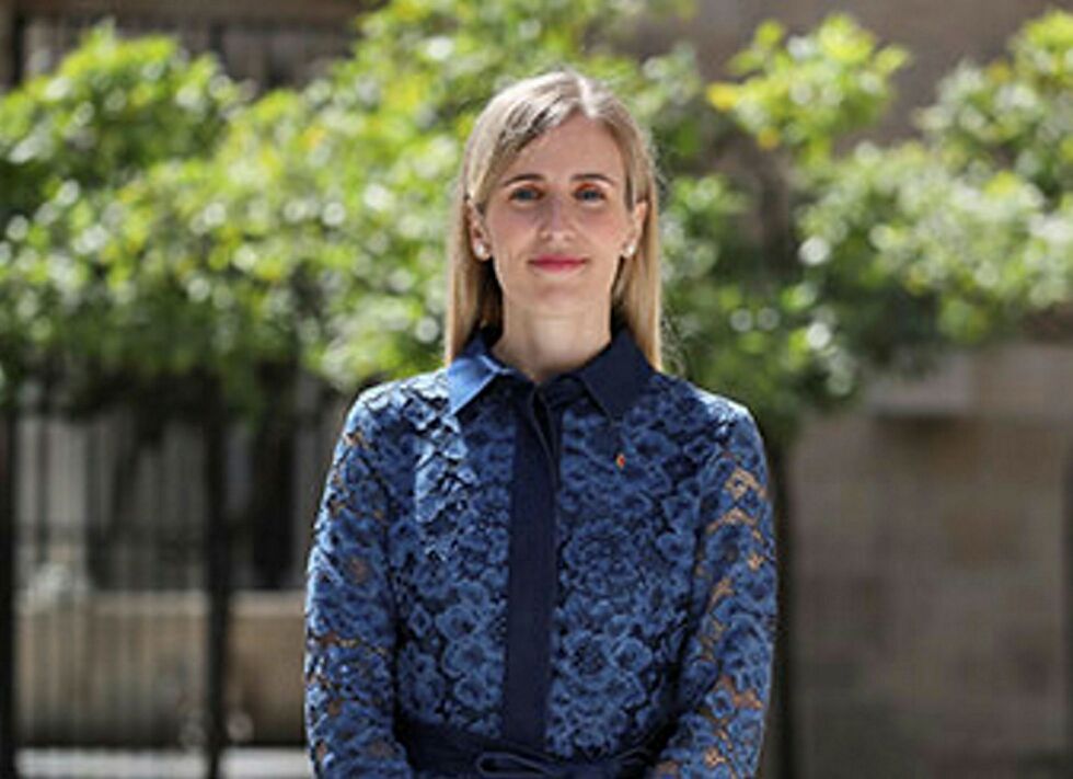 Den katalanske utenriksminister Victòria Alsina i Burgués sier samer og katalanere har mye felles, og deler mange utfordringer.
 Foto: Regjeringen i catalonia