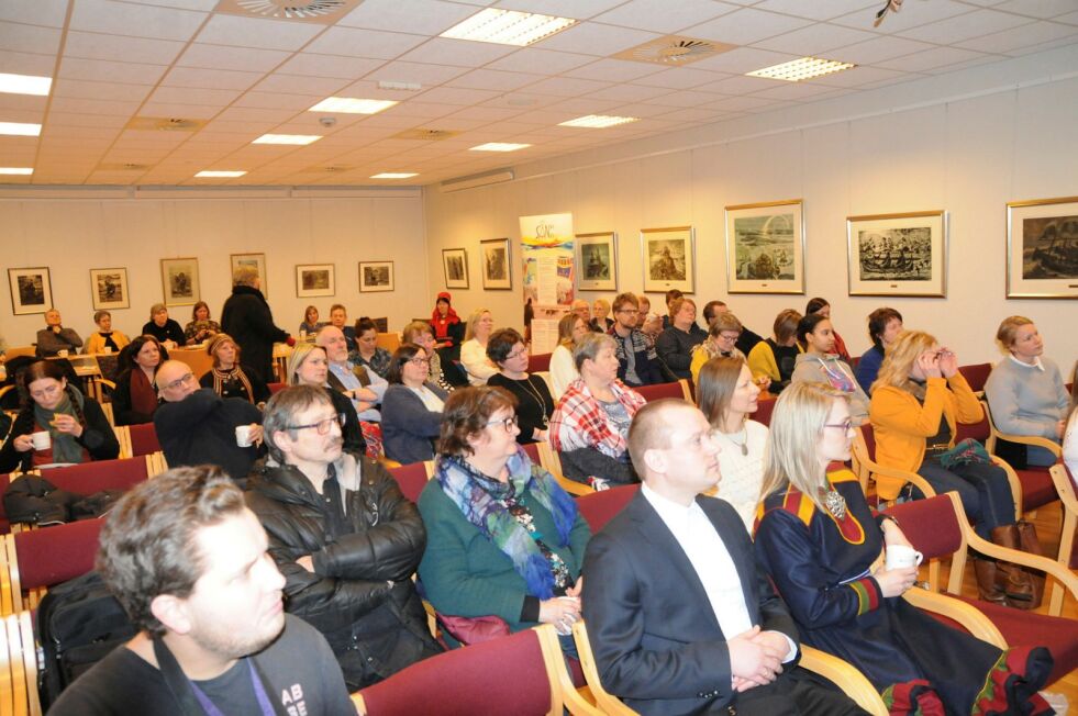 Totalt møtte ikke mer enn rundt førti personer opp på Sannhets- og forsoningskommisjonen sitt andre møte i Kirkenes.
 Foto: Halllgeir Henriksen