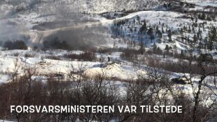 Telemarksbataljonen skyter med skarpt i Hálkkavárre