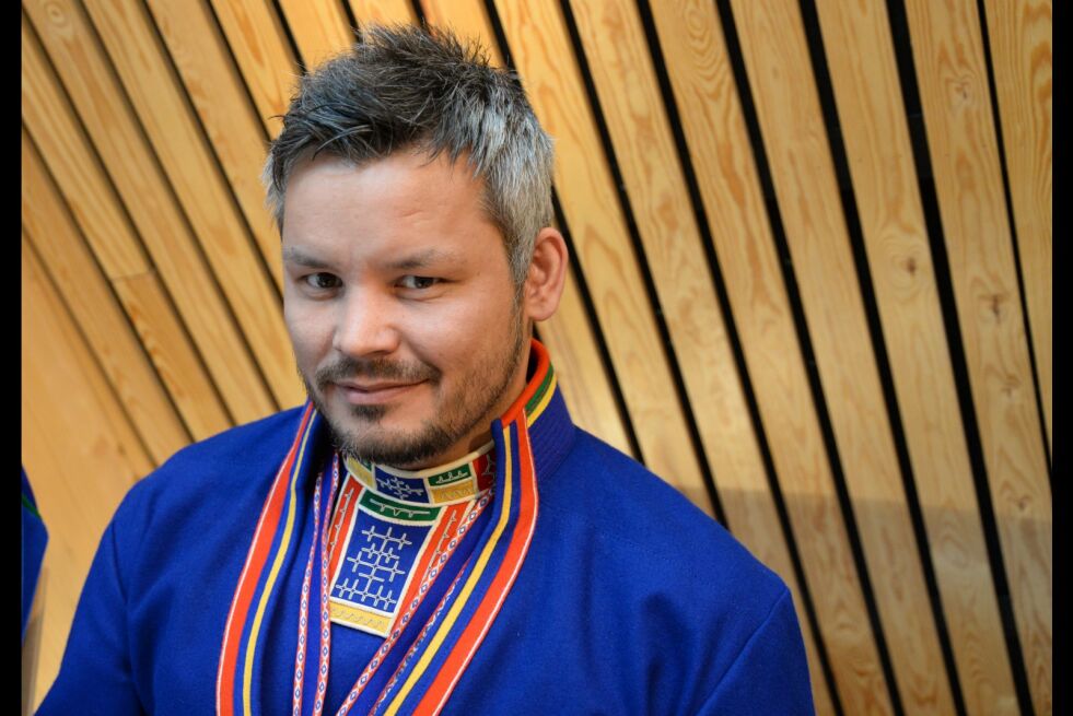 Sametingsrepresentant fra Tysfjord, Lars Filip Paulsen (H).
 Foto: Steinar Solaas