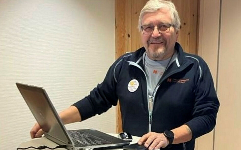 Bernt-Aksel Jensen har vært en pådriver i arbeidet med å bedre situasjonen for hørselshemmede i Nordkapp.
 Foto: HLF Nordkapp