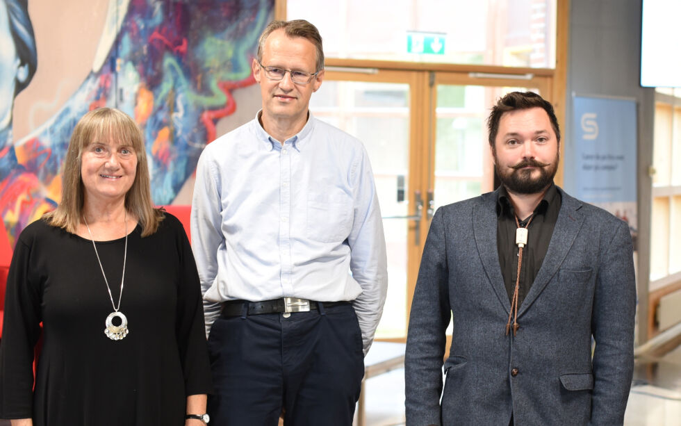 Forskerne Torunn Pettersen, Jo Saglie og Mikkel Berg-Nordlie. Bildet er tatt ved en annen anledning. 
(Arkivfoto: Lars B Persen)