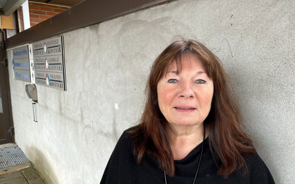 Fungerende ordfører i Porsanger, Sylvi Johnsen, holdt lørdag en pressekonferanse om smittesituasjonen i kommunen.
 Foto: Marius Thorsen