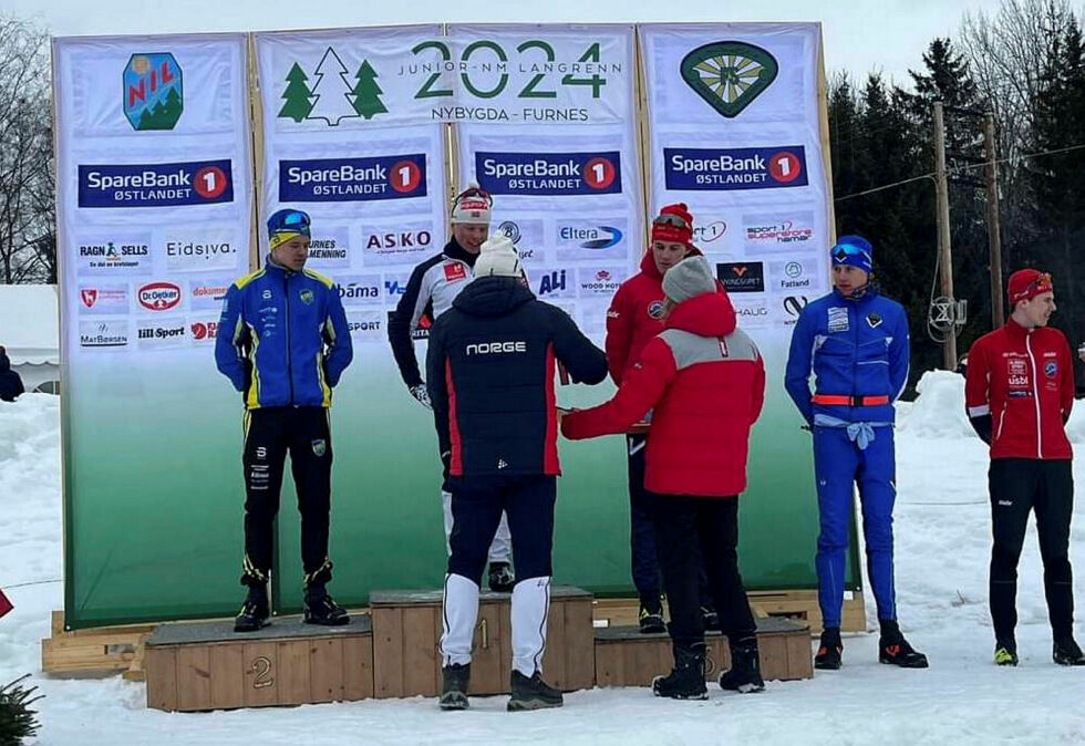 Alta IFs Jardar Olsen tok sølv på den klassiske distansen under junior-NM, kun slått av årets verdensmester for juniorer, Lars Heggen.
 Foto: Finnmark Skikrets