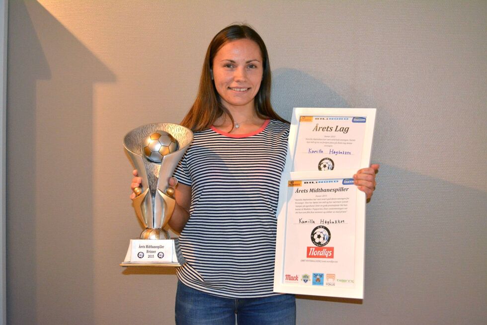 Kamilla Høybakken har hatt en god sesong både for PIL og Medkila
 Foto: OMT Fotball