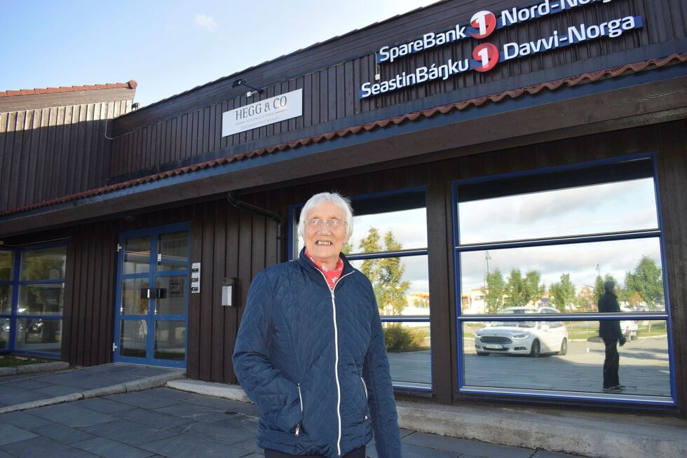 Vilgunn Johansen sier hun vil bytte bank, for det er viktig for henne å ha en fysisk bankfilial.
ALLE FOTO: Birgitte Wisur Olsen